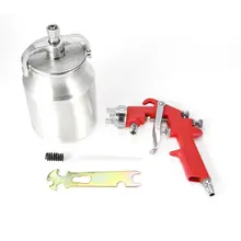 PQ-2 распылитель пневматический 2 мм Насадка 1000 мл распылитель с бункером для покраски автомобилей
