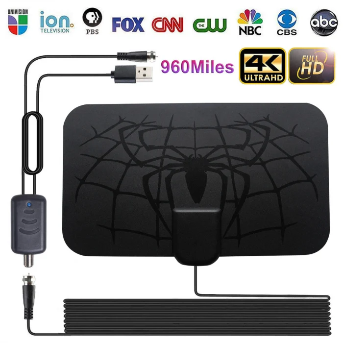 DVB-T2 HD tv внутренняя 960 КМ Цифровая антенна ТВ усилитель сигнала усилитель антенны ясный спутниковый ресивер ND998
