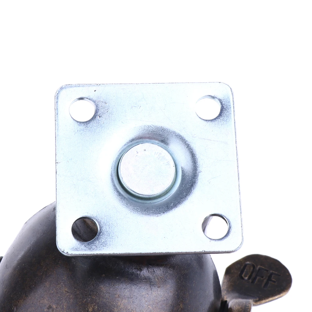 Swivel Plate PP Ball Caster Wheels for Heavy Duty 1.5 inch with Lock