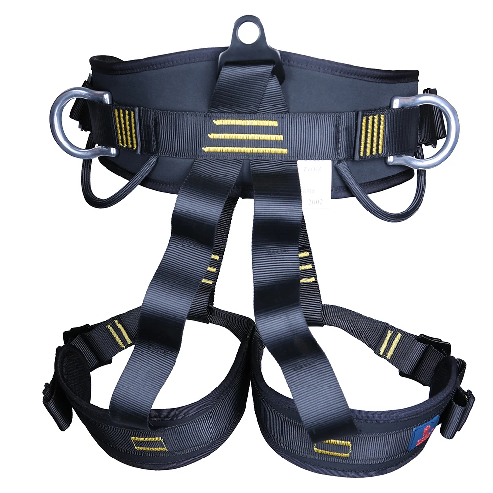Rock Climbing Harness Tree Arborist Safety Sitting Belt Caving Abseiling Rigging Gear Equipment Mountaineering Tree Caving