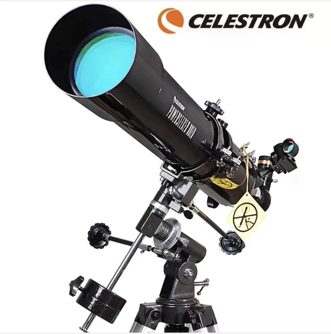 

Celestron Powerseeker 80EQ Профессиональный рефрактор астрономический телескоп 80/900 мм EQ1 экваториальное крепление алюминиевый штатив подарок для детей