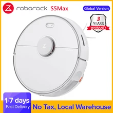 Roborock S5 max elektrikli süpürge ıslak kuru Robot süpürme toz Sterilize akıllı planlanan yıkama paspas yükseltme S50