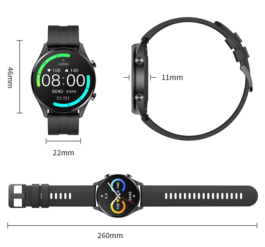 Imilab W12 Smart Watch Men Smartwatch Fitness Tracker Sport Watches  Bluetooth Pedometer Heart Rate Spo2 Monitor Fashion Business - Smart Watches  - AliExpress