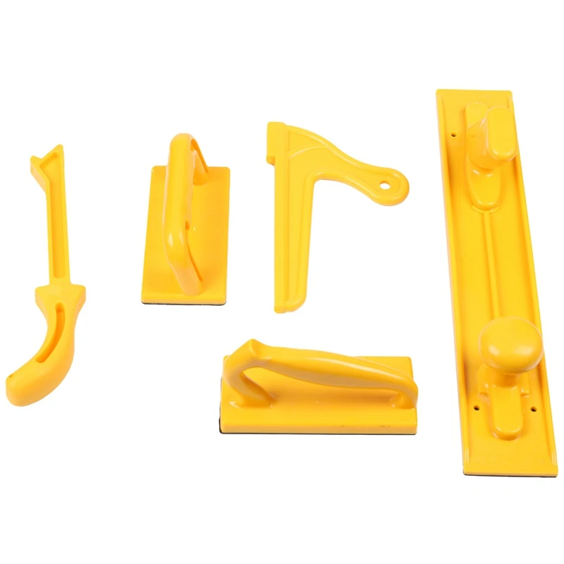 

Woodworking Tools 5 Sets Of Plastic Table Saw Pusher Push Block And Stick Package