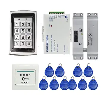 

MILEVIEW Rfid Code Keypad Door Access Control System Kit Set + Electric Drop Bolt Door Lock IN STOCK Free Shipping