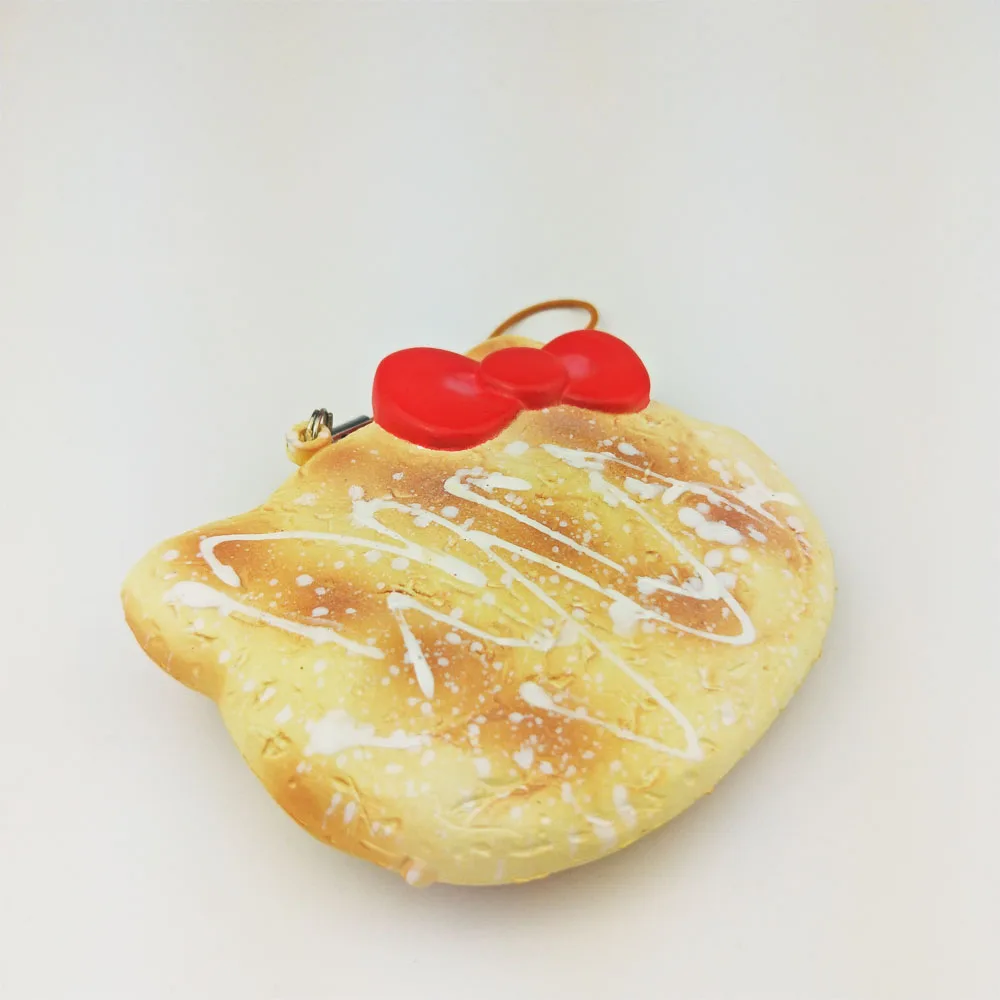 Мягкий hello kitty пончик милый обычный медленный отскок мобильный телефон ремешок с подвеской Рождественский подарок для детей Детские игрушки