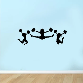 

Cheerleading Dance Girl sports decoration wall stickers home gym background wall decoration wall stickers