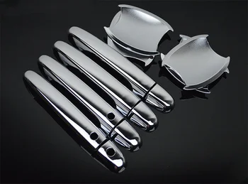 

For Honda CIVIC 2012 2013 2014 2015 2016 New Chrome Door Handle + Cup Bowl Covers trim With Smart Entry Buttons Car Accessories