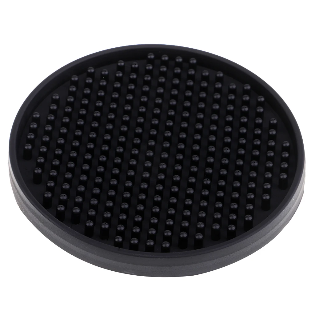 Round Drink Coasters Soft Silicone Cup Holder Mat Tableware Placemat