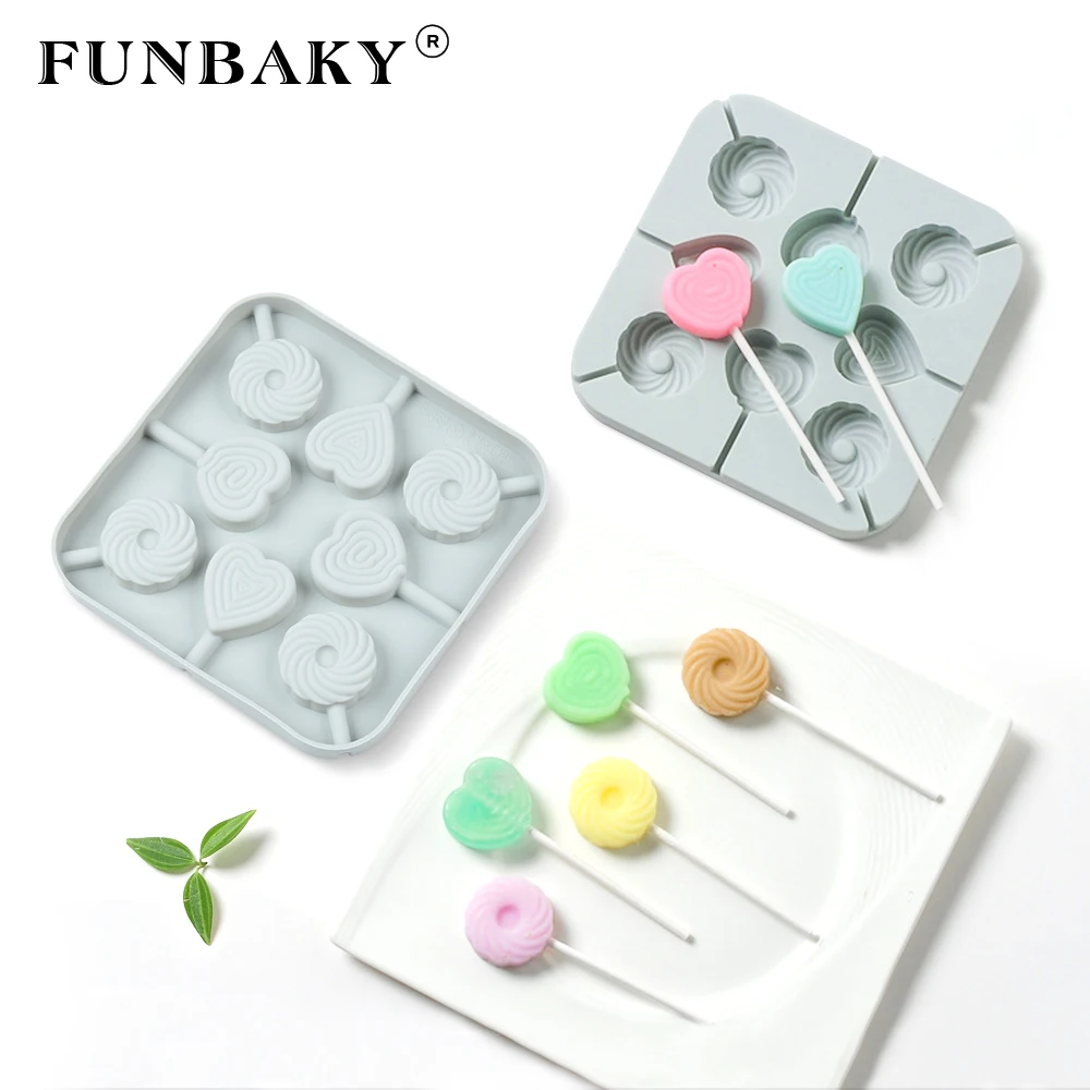 FUNBAKY креативная форма в виде 8 Соединенных леденцов силиконовая сделай сам с