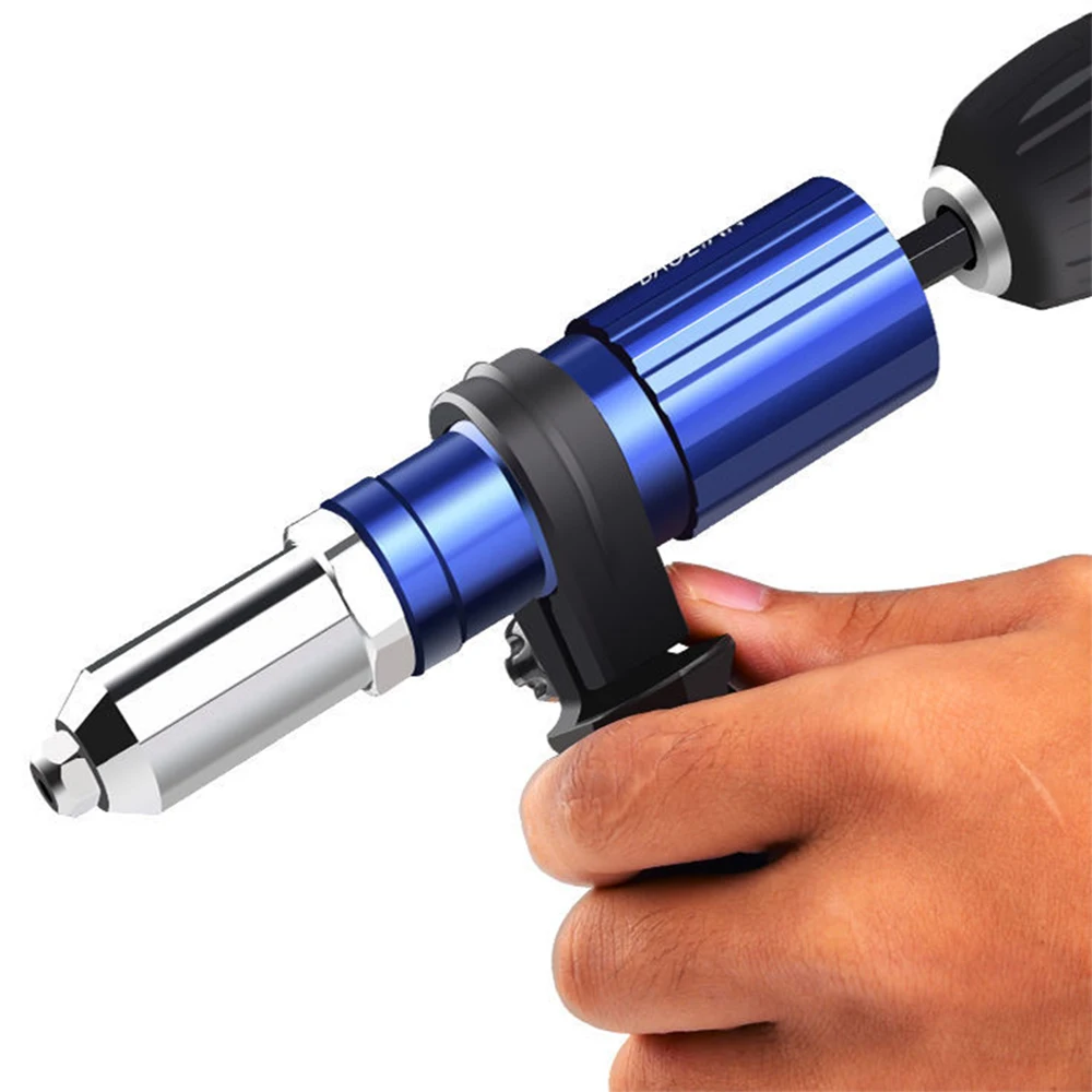 Electric Rivet Gun 2.4mm-4.8mm rivet nut drill adapter riveting tool Insert Nut Tool