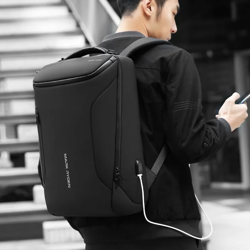 

Mark Ryden Backpack Men's Business Backpack Outdoor Multi-functional USB Backpack Waterproof Travel Computer Bag