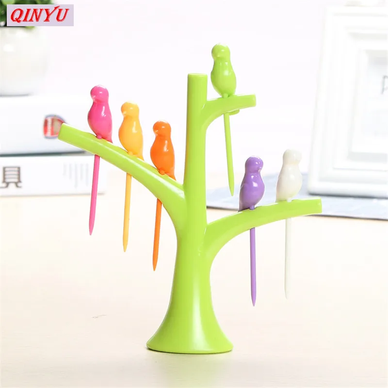 1 Набор 6 вилок для фруктов и птиц|fruit tools|kitchen gadgetskitchen kitchen |