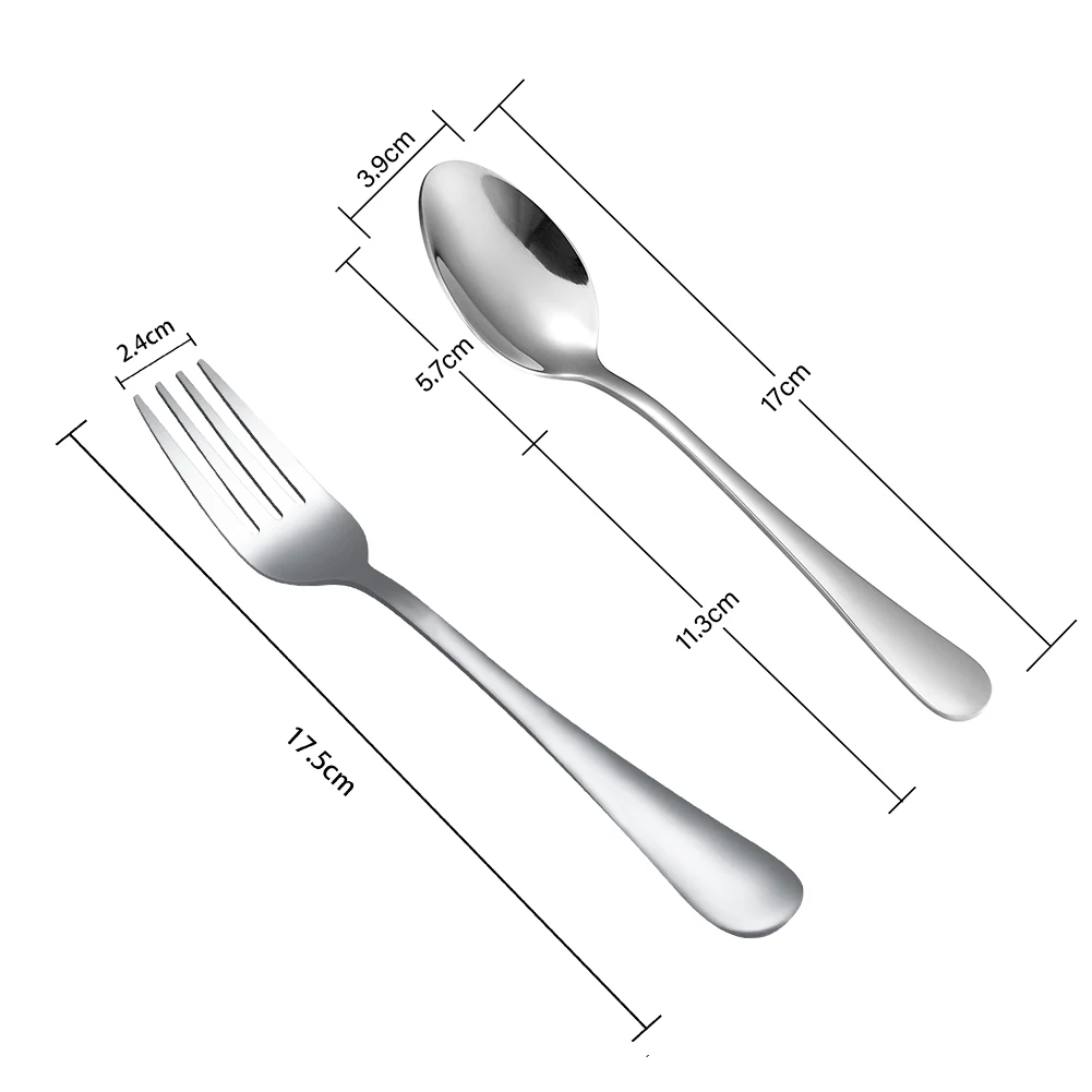 fourchette gravée en acier