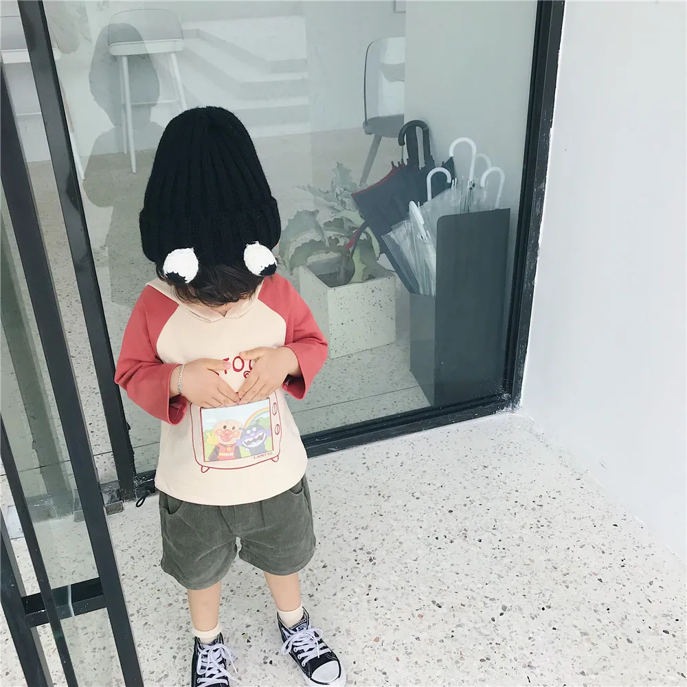 Tonytaobaby/осеннее платье Новые Детские платья для мальчиков и девочек креативные толстовки с длинными рукавами Детская толстовка одежда для маленьких девочек
