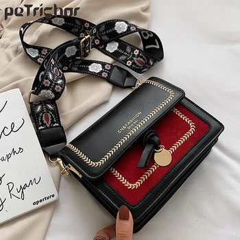 

Petrichor Brand Women Handbags Fashion PU Leather Phone Bags Small Crossbody Bag Casual Ladies Flap Shoulder Bag Female Bolso