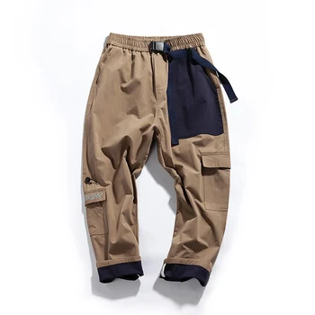 

Men's trousers new summer 2019 slim, wide-leg trousers, straight trousers, loose, casual and personalized youth men's wear