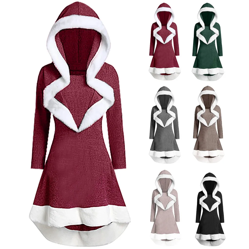 Vestidos sukienki сексуальное платье Женское зимнее рождественское с длинным рукавом в