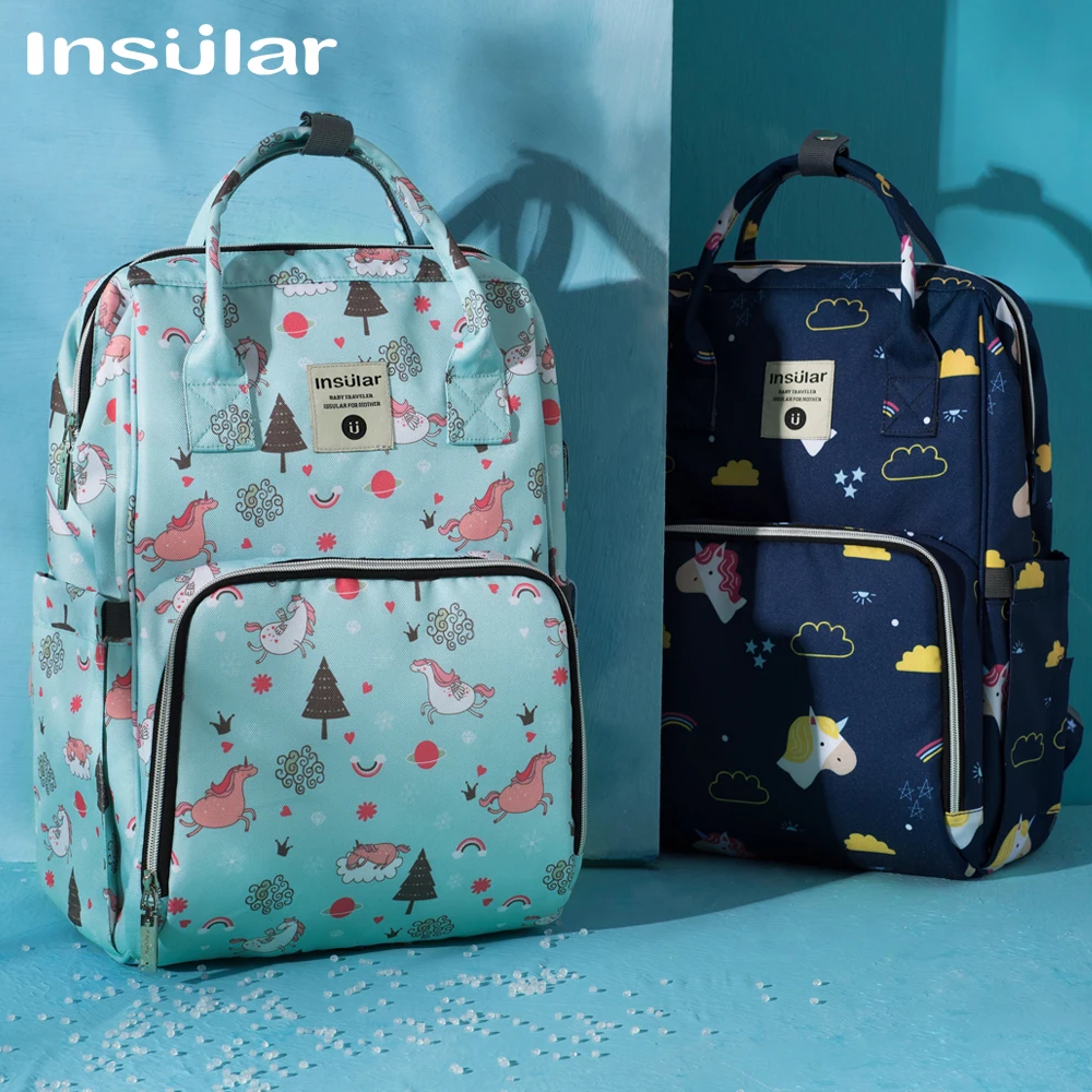 Good Buy Nappy Backpack Hanging Mom Mummy-Bags Baby Diaper Maternal-Stroller-Bag Travel Insular glLDRE7mQ