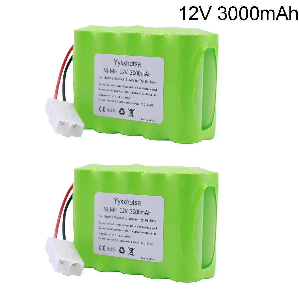 12v 3000mah Ni-mh Aa Battery 12v Nimh Batteries Pack High Capacity Nimh  Battery For Remote Control Toy Car Boat Truck Toys Model - Parts & Accs -  AliExpress