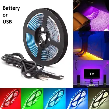 

LED String Light Strip LED Strip USB 3 Keys Durable Flexible Super Bright Multi Color Home Lighting Backlight Party TV Kitchen