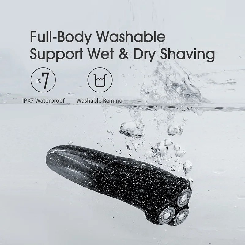 ENCHEN Blackstone 3D Electric Shaver Razor For Men IPX7 Waterproof Wet & Dry Dual Use LCD Display Face Beard Shaving Razor 2