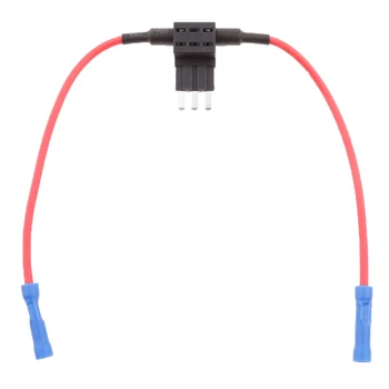 

3-Pin Micro Blade Fuse Tap Holder for Car Light Alarm Locator Audio Player