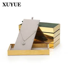 

New Necklace Pendant Display Stand Manufacturer Metal Frame Jewelry Props Jewelry Display Plate Jewelry Storage Rack Spot