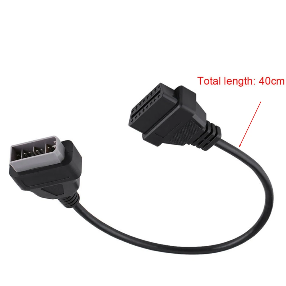 Черный 14 контактов до 16 контактов OBD2 разъем адаптера диагностический кабель Часть для Nissan