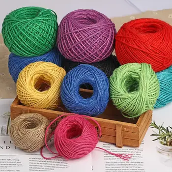 

25/50/100m DIY Natural Colored Burlap Rustic Wedding Accessories Events Chemin De Table Jute Burlap Ficelle Ruban Toile De Jute