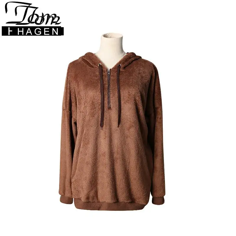 Толстовки большого размера свитшоты женский весенний пуловер Свободные теплые