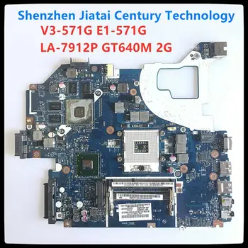 

q5wv1 LA-7912P motherboard For Acer aspire V3-571 V3-571G E1-571G Laptop Motherboard HM77 DDR3 NBRZP11001 Q5WVH GT640M 2GB