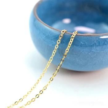 

Metal Flat DIY Matching Craft Connector For Jewelry Making Findings Accessories Bracelet Extender Tails Necklace Chain Thin