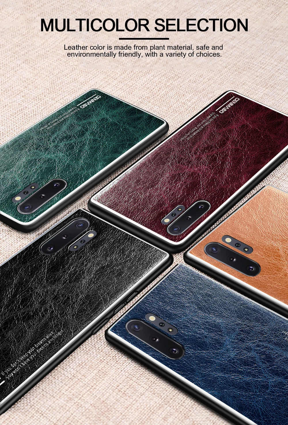 CENMASO натуральная кожа для samsung note 10 Plus чехол роскошный кожаный Ультра Тонкий Ретро Винтаж задняя крышка Мода Coque Fundas