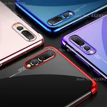 Чехол из ТПУ с покрытием для huawei Honor 20 Pro P Smart Z Plus Y9 Prime Y5 Y6 Pro, мягкая силиконовая прозрачная задняя крышка, чехол для телефона s