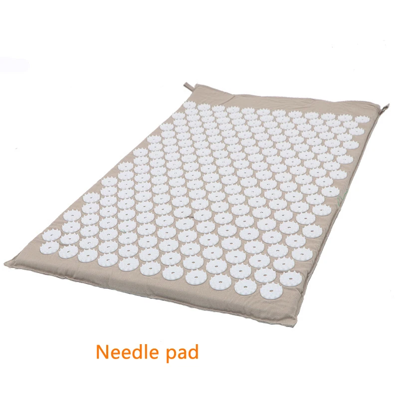 Acupuncture At Massage Cushion Yoga Mat Points Massage Cushion Acupuncture Mat Exercise Mat Acupuncture Pillow 66*42cm - Цвет: Gray - pad