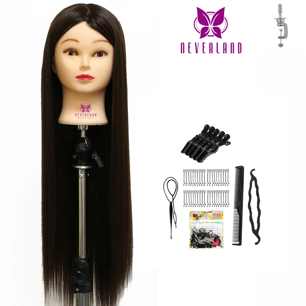 Голова манекен для обучения парикмахерской 26 дюймов|doll for hairdresser|head hairdresserhairdressing