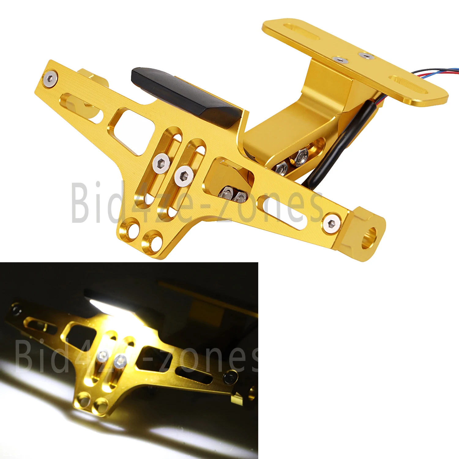 Держатель для номерного знака мотоцикла универсальный кронштейн со