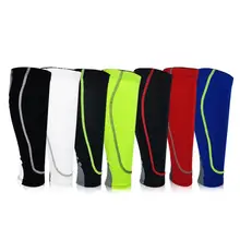 1 шт унисекс спортивный Эластичный компрессионный Противоскользящий голень для ног поддерживающий рукав