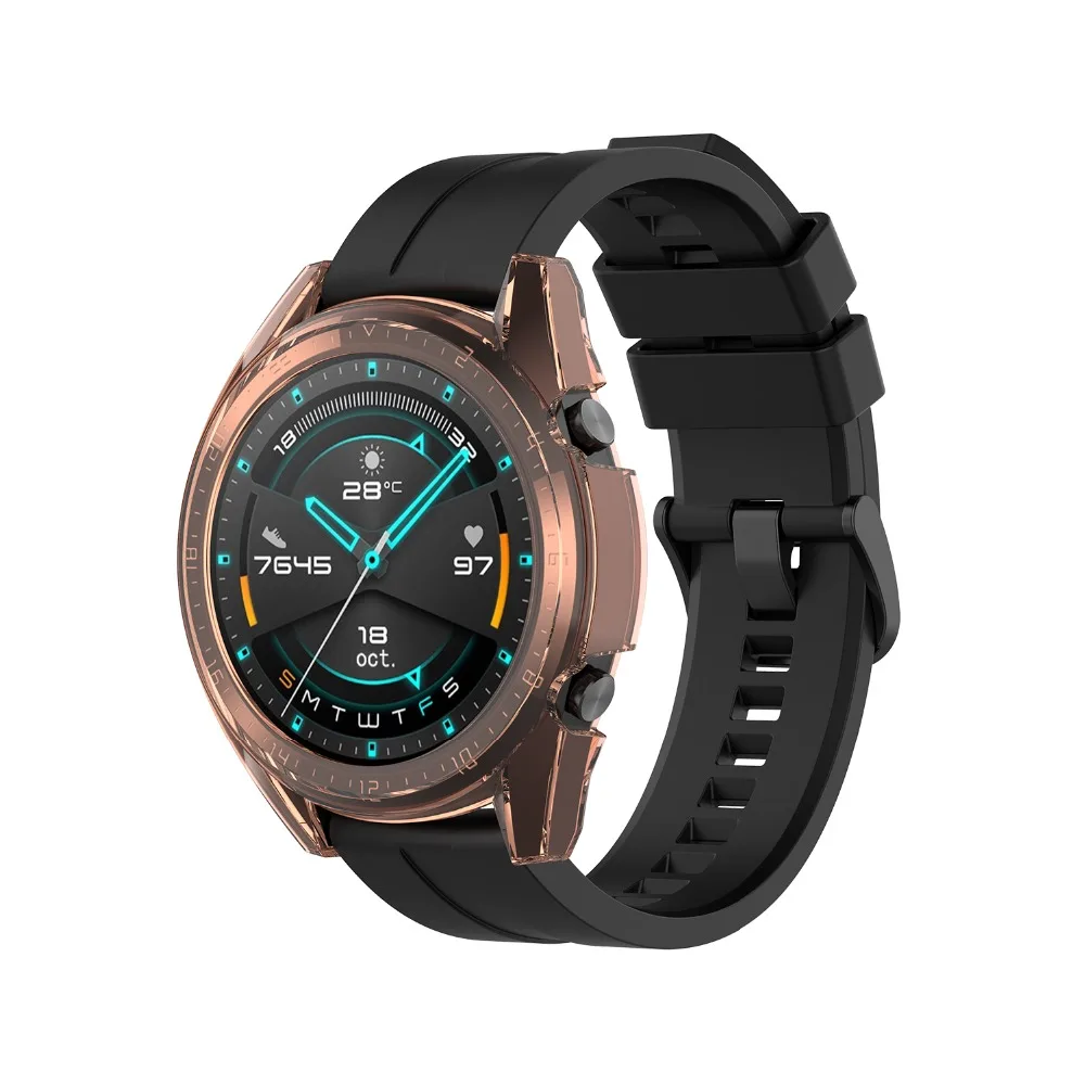 Для huawei GT GT2 42 мм 46 мм ТПУ силиконовый чехол для часов умный Браслет защитная рамка оболочка замена противоударный чехол s