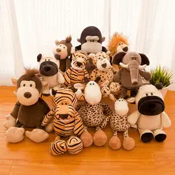 Новая игрушка мультфильм джунгли животные Плюшевые игрушки Мягкая Детская игрушка-кукла подарок на день рождения h1377
