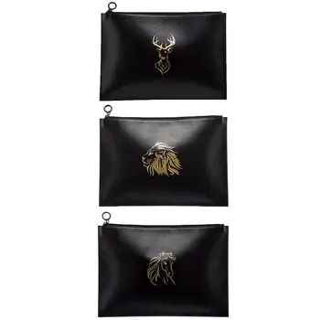 

A4 Multi-function Leather Document Bag File Folder Manager Organizer Storage Bag Meeting Travel Conference Holder