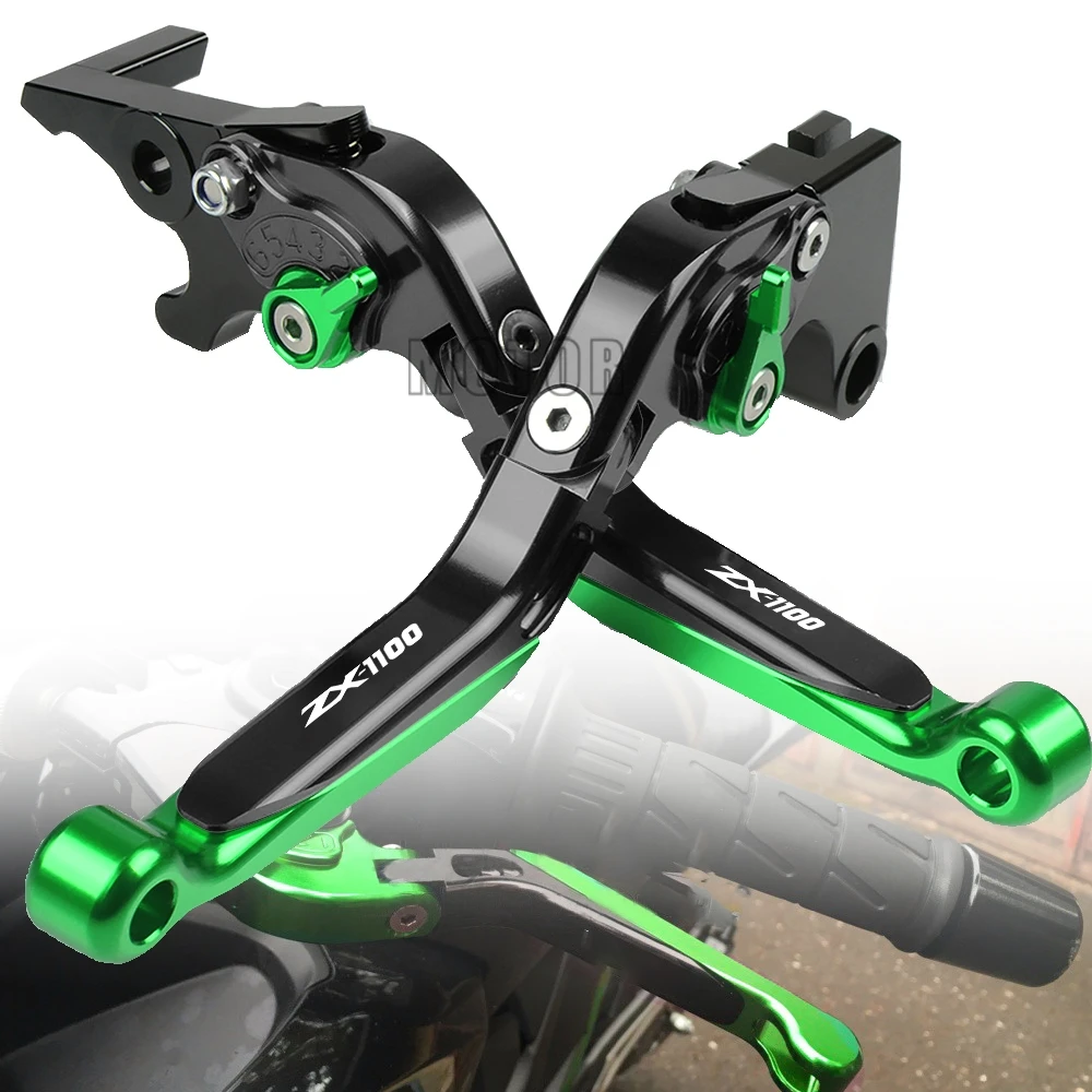 

Pivot Brake Clutch Levers For Kawasaki ZX1100 1990 1991-2001 2000 1999 Motorcycle Adjustable Extendable Folding Lever ZX-1100