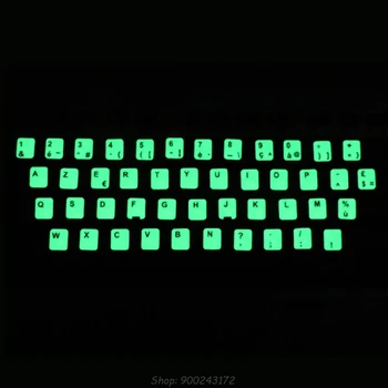 

Fluorescent Keyboard Stickers Luminous Waterproof Keyboard Protective Film S16 20 Dropship