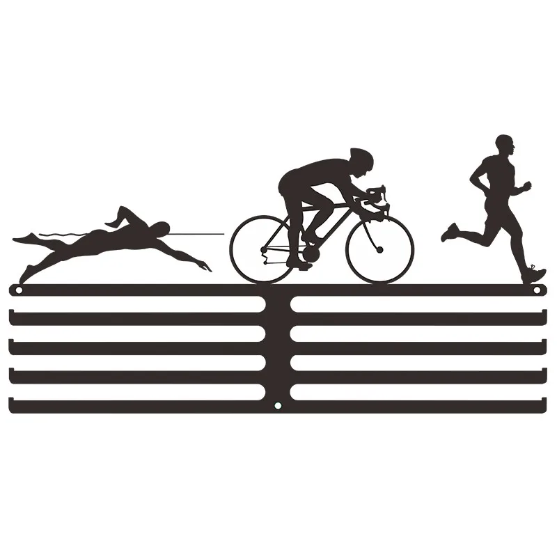 Triathlon 4 bar Четыре бара триатлона медаль за марафон вешалка - Цвет: Triathlon 4 bar