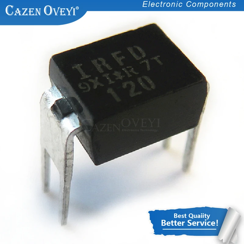 5 шт./лот IRFD120PBF IRFD120 IRF120 DIP-4 Новый оригинал в наличии | Электронные компоненты и