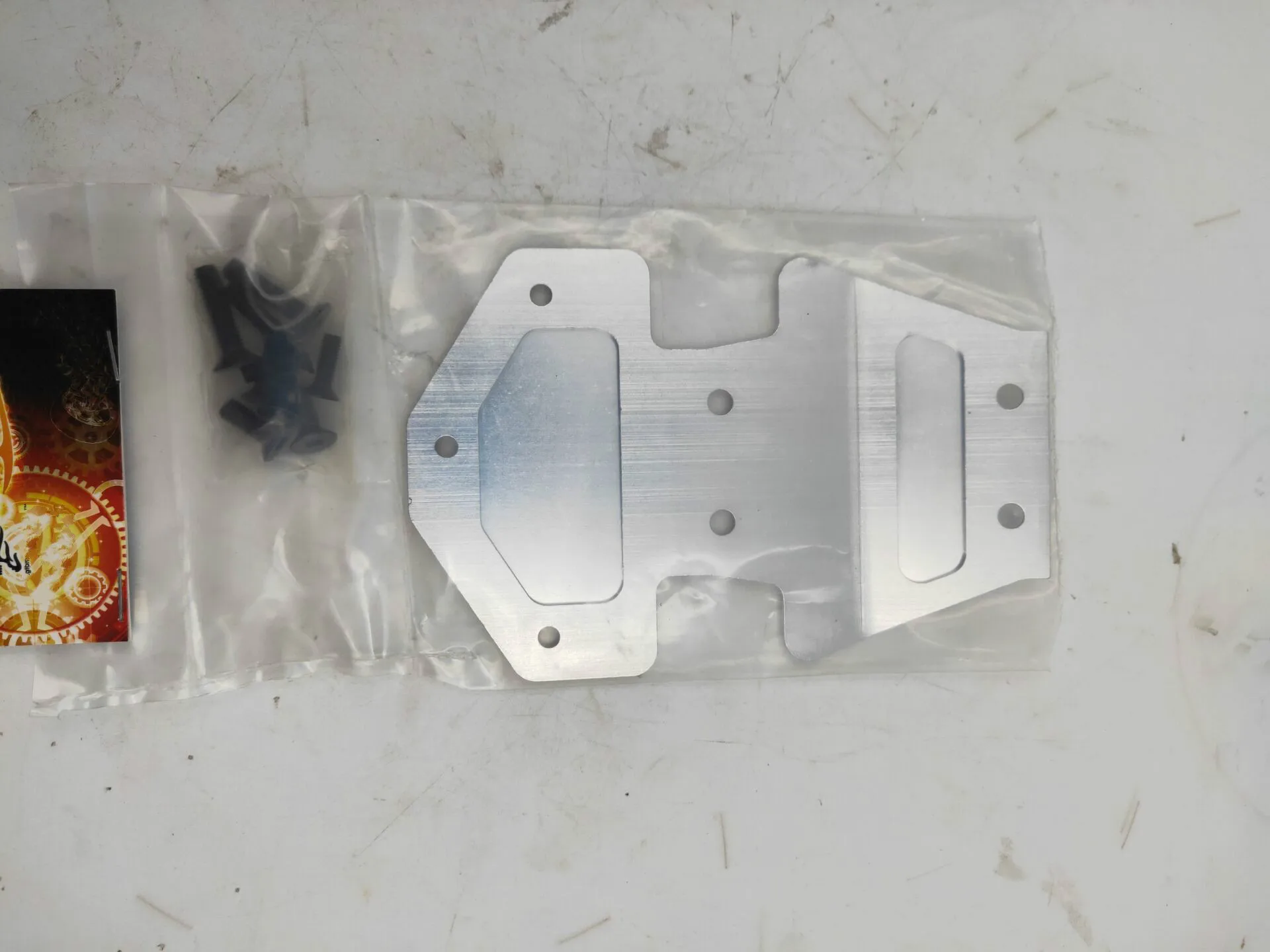 Metal Front and Rear Skid Plate Chassis Proteciton Armor for 1/5 Losi 5ive T Rovan Lt Rc Car Parts - Цвет: FRONT