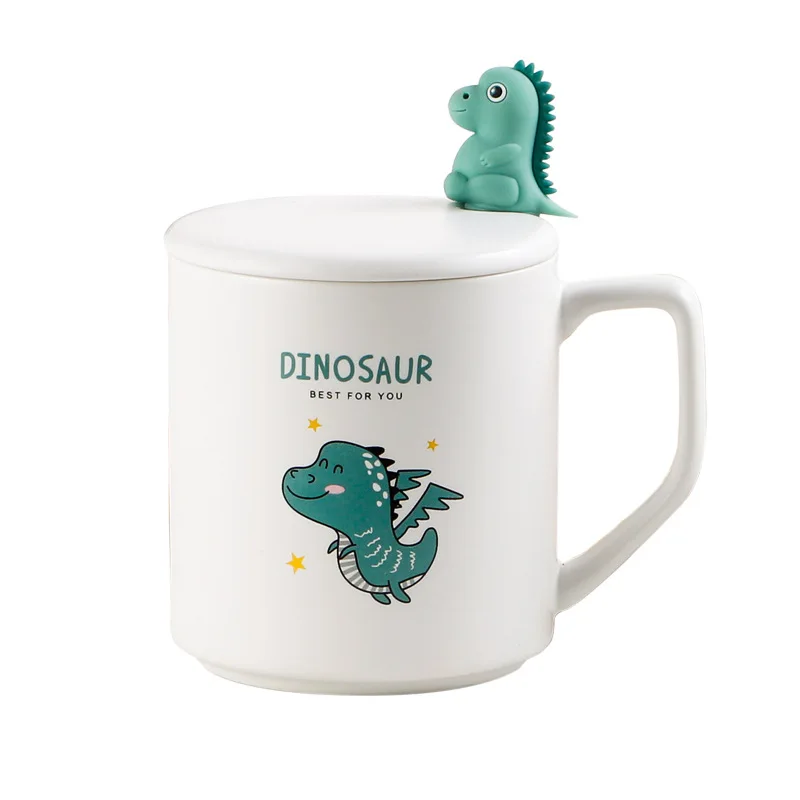 Cute Cartoon Dinosaur Ceramic Cup Men and Women Creativity Mug