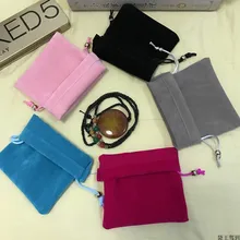 Бархатная сумка с завязкой для настольного ПК мобильного телефона HDD подарок ювелирные изделия Упаковочные сумки мешок настроить оптом
