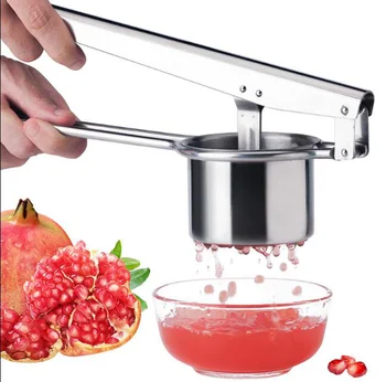 

Portable Stainless Steel Manual Juicer Squeezer Grenadine Lemon Orange Press Fruit Juicer Long Lifetime Kitchen Aid D047